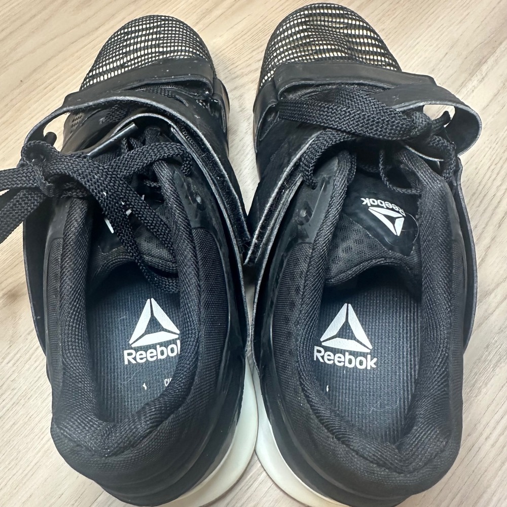 Reebok Legacy Lifter II Mens Weightlifting Shoes Black White Gum FU7872 Size 10 - Picture 6 of 7